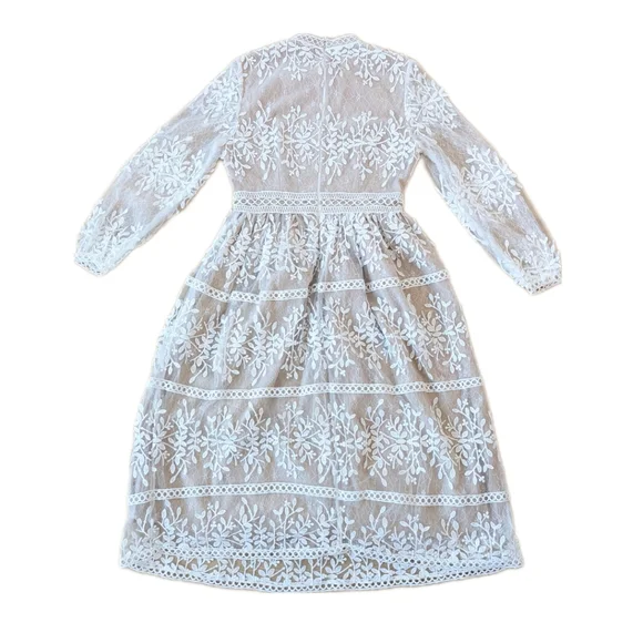 NWT Ivy City Co Sicily Dress Champagne Lining Size Medium - Picture 10 of 15